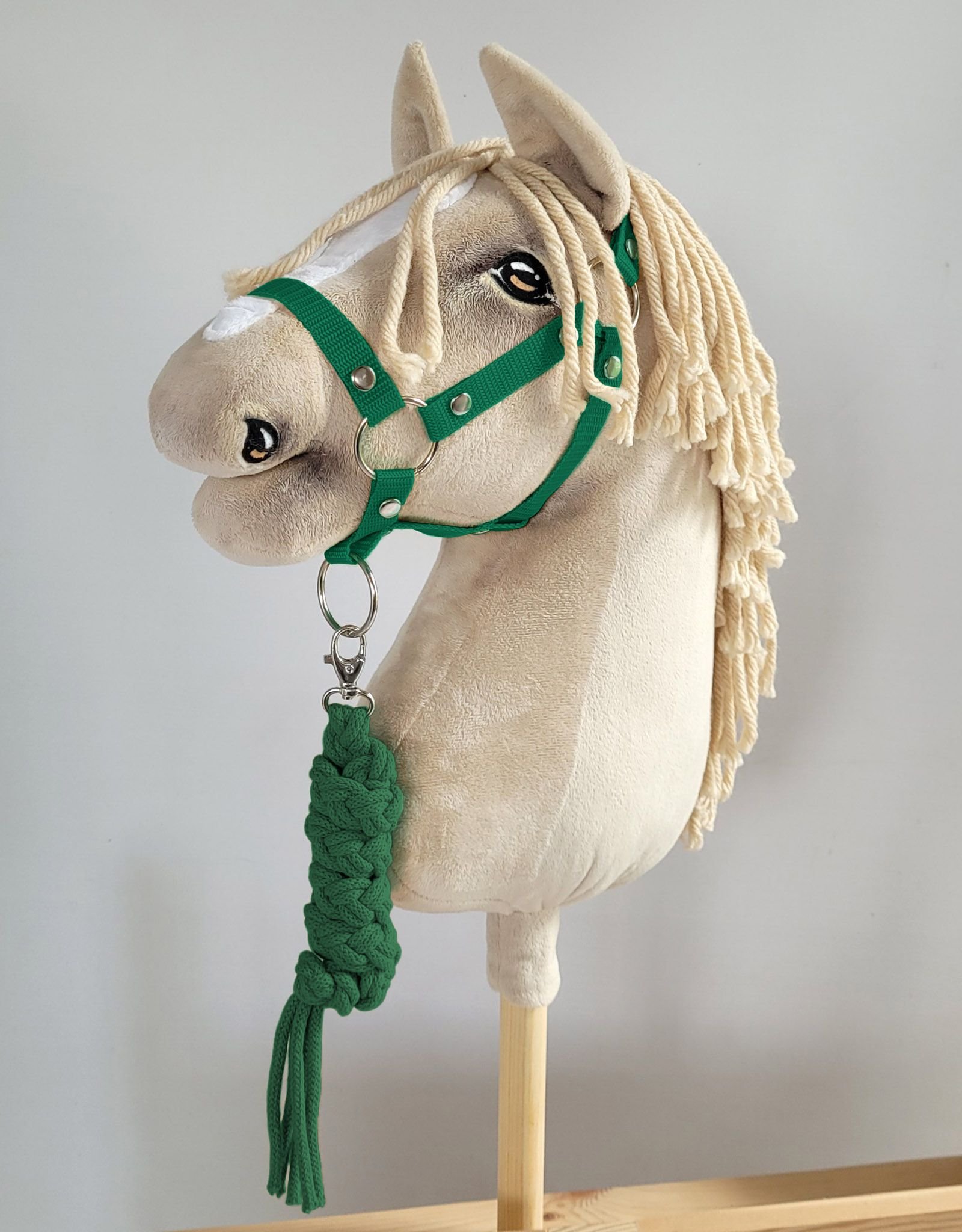 Rinkinys Hobby Horse: apynasris A3 + pavadėlis iš virvės - žalia - Image 5
