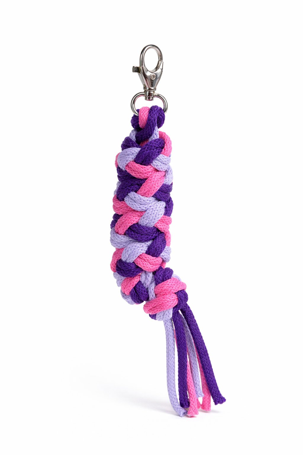 Hobby Horse pavadėlis, pagamintas iš dvigubai vytos virvutės - tamsiai rožinė/violetinė/tamsiai violetinė