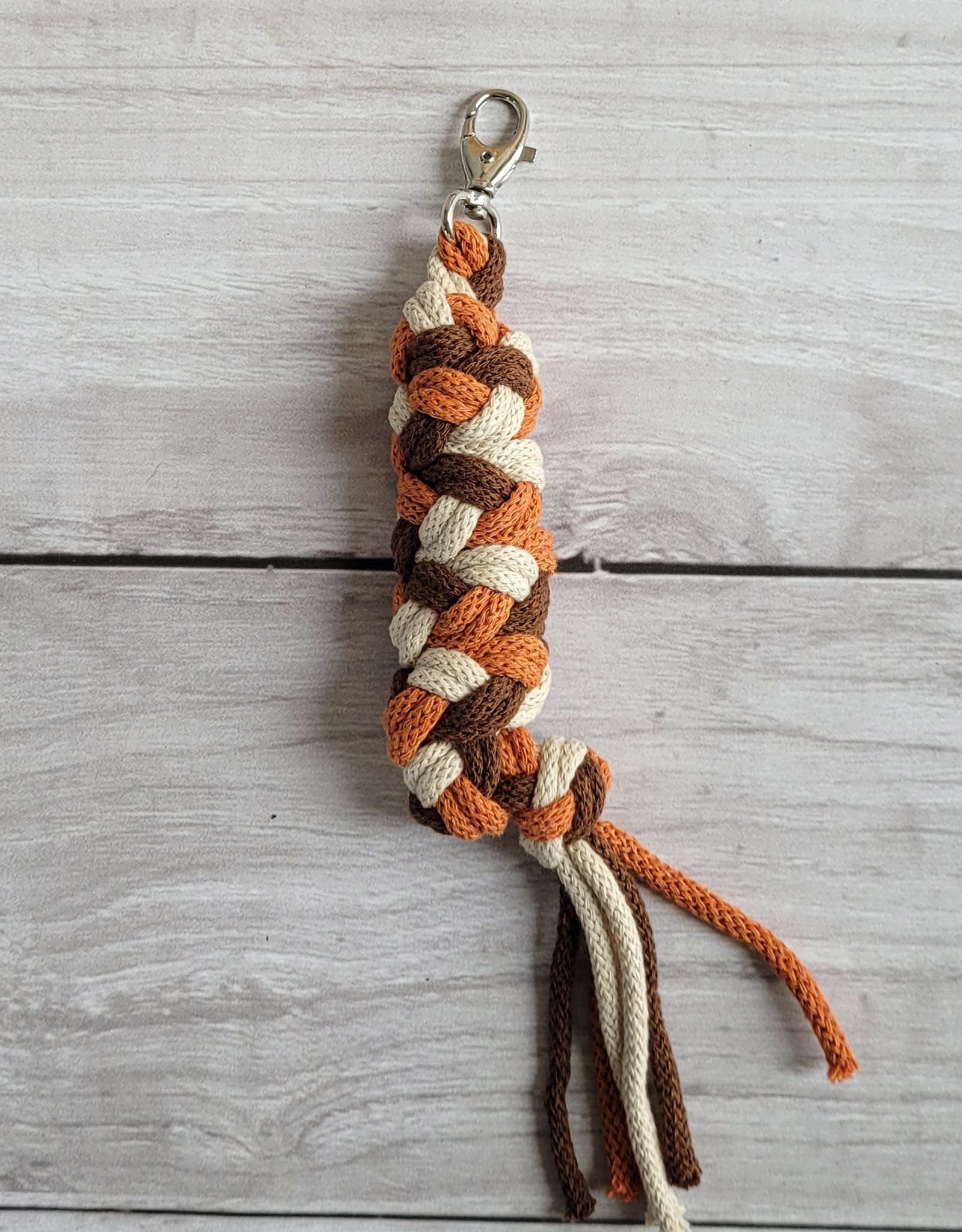 Hobby Horse pavadėlis, pagamintas iš dvigubos virvutės - šviesiai smėlio spalvos/ruda/terakotos spalvos - Image 3