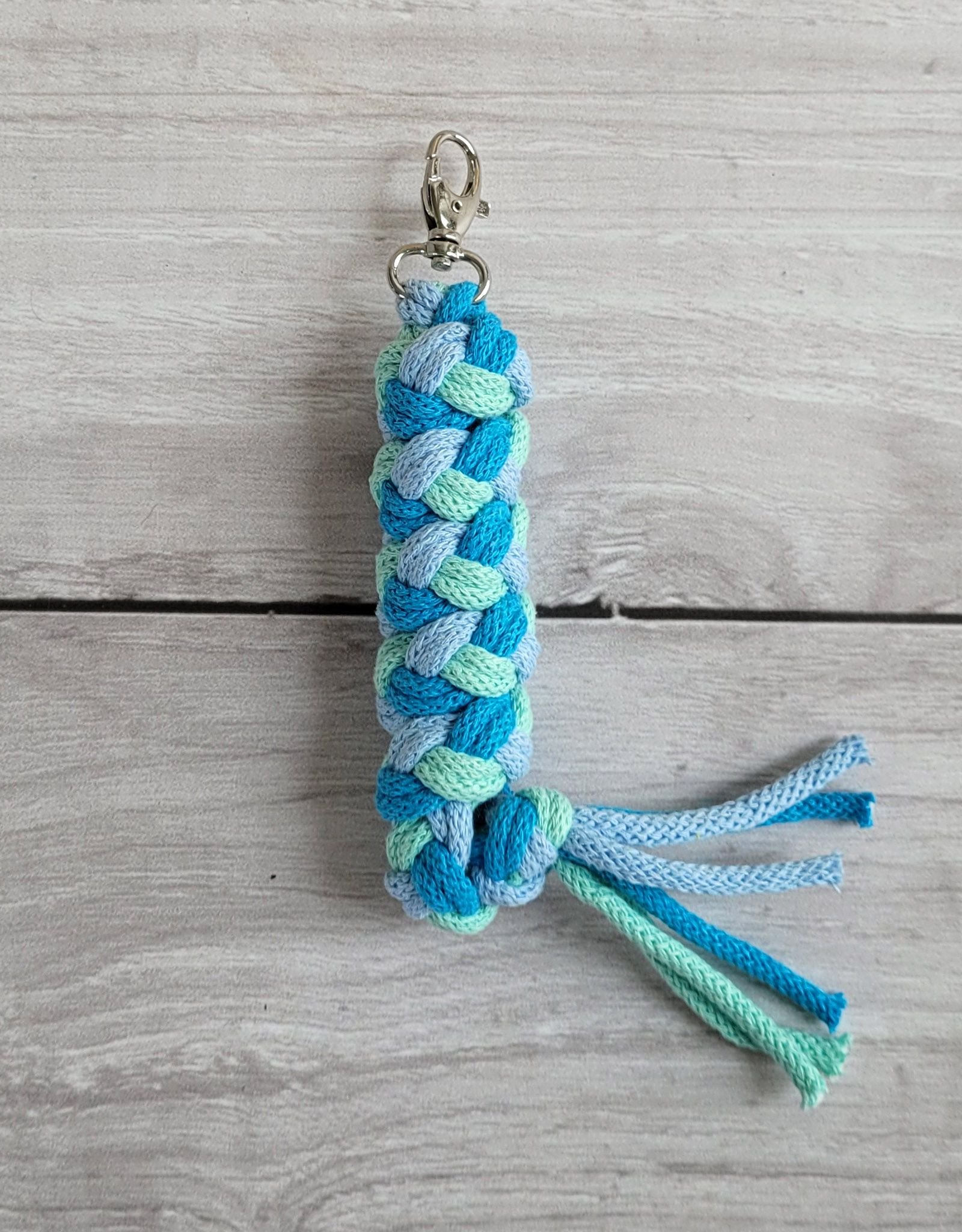 Hobby Horse pavadėlis, pagamintas iš dvigubos virvutės - mėlyna/turkio spalvos/mėtos spalvos - Image 3