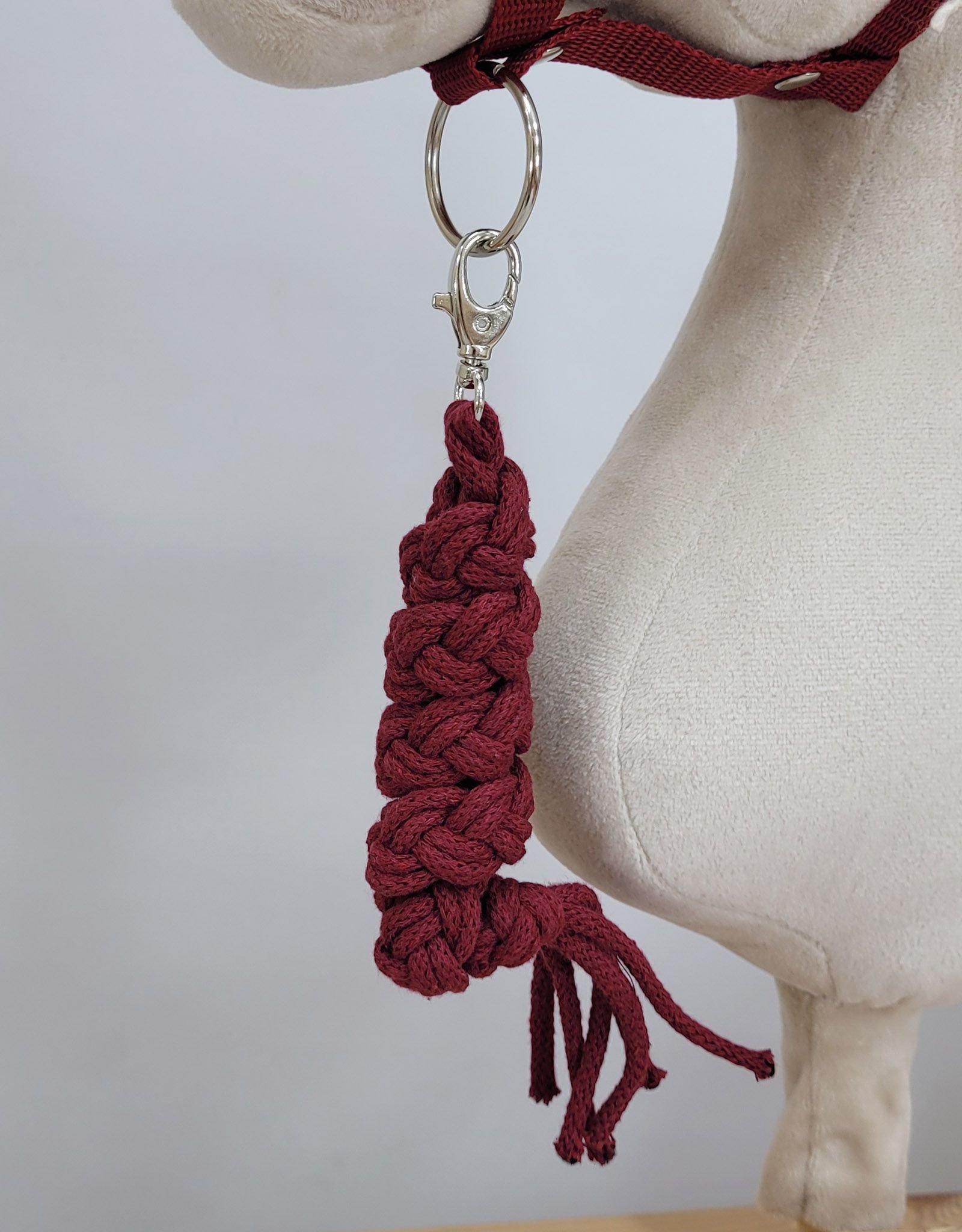 Rinkinys Hobby Horse: apynasris A3 + pavadėlis iš virvės - bordo - Image 7