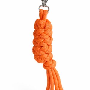 Hobby Horse pavadėlis, pagamintas iš dvigubai vytos virvutės - oranžinė
