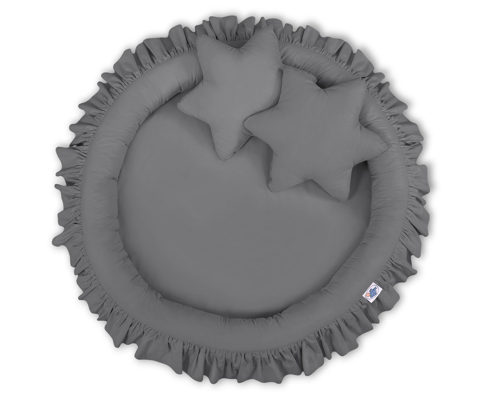 Lizdas su klostėmis – antracito - Image 7