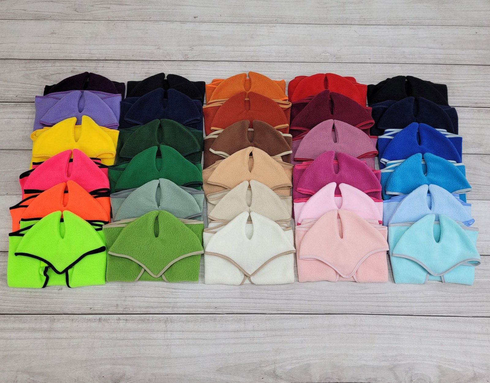Rinkinys Hobby Horse A4 ir A5: flisinis pledas + naušnikai - turkio spalvos - Image 7